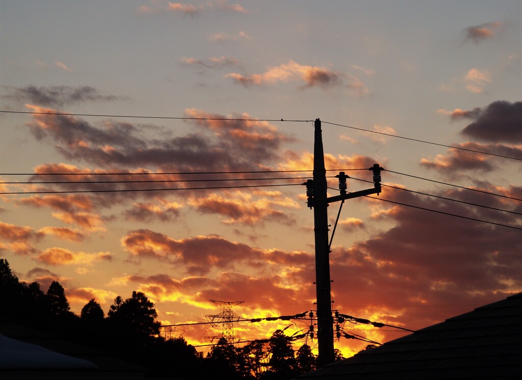 冬の夕暮れ
