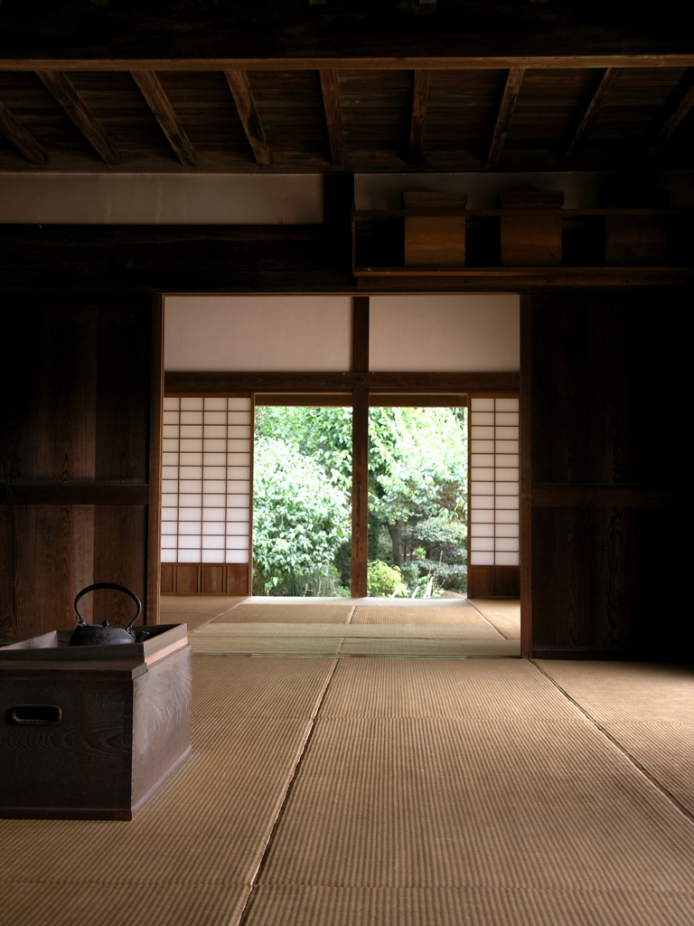 萱葺きの家