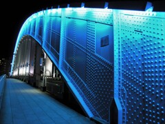 蔵出し　夜の永代橋