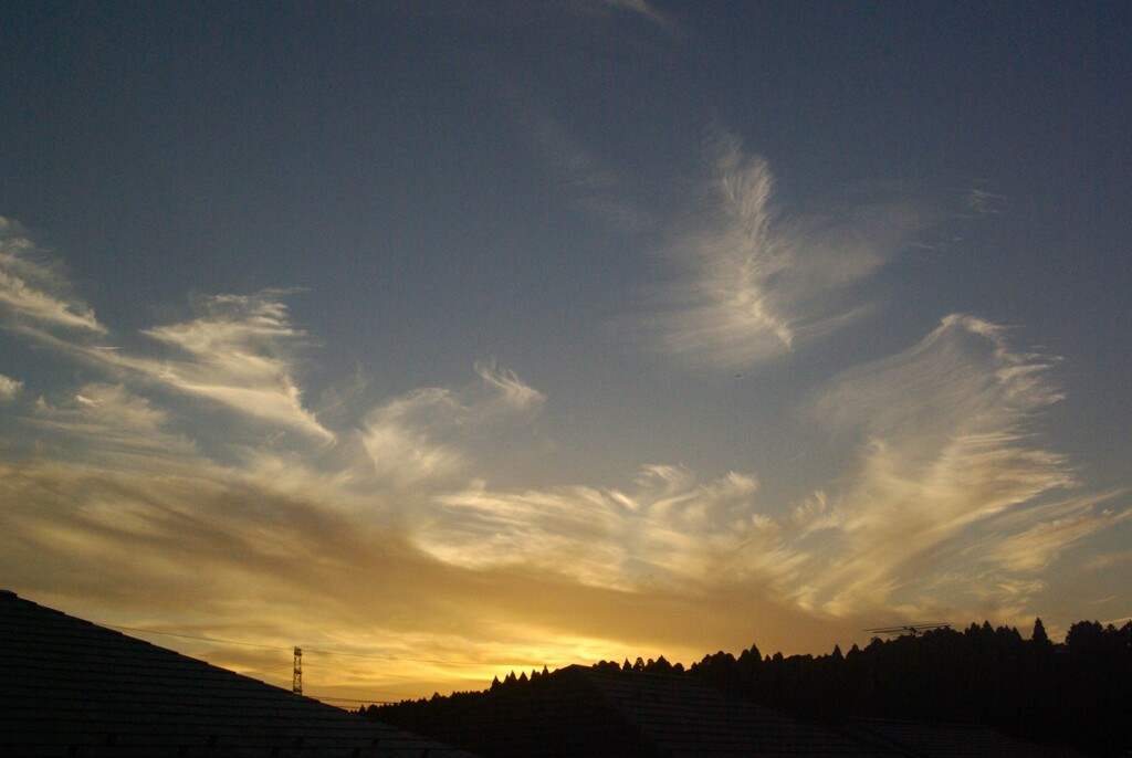秋の夕暮れ