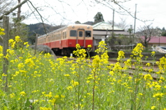 高滝駅にて