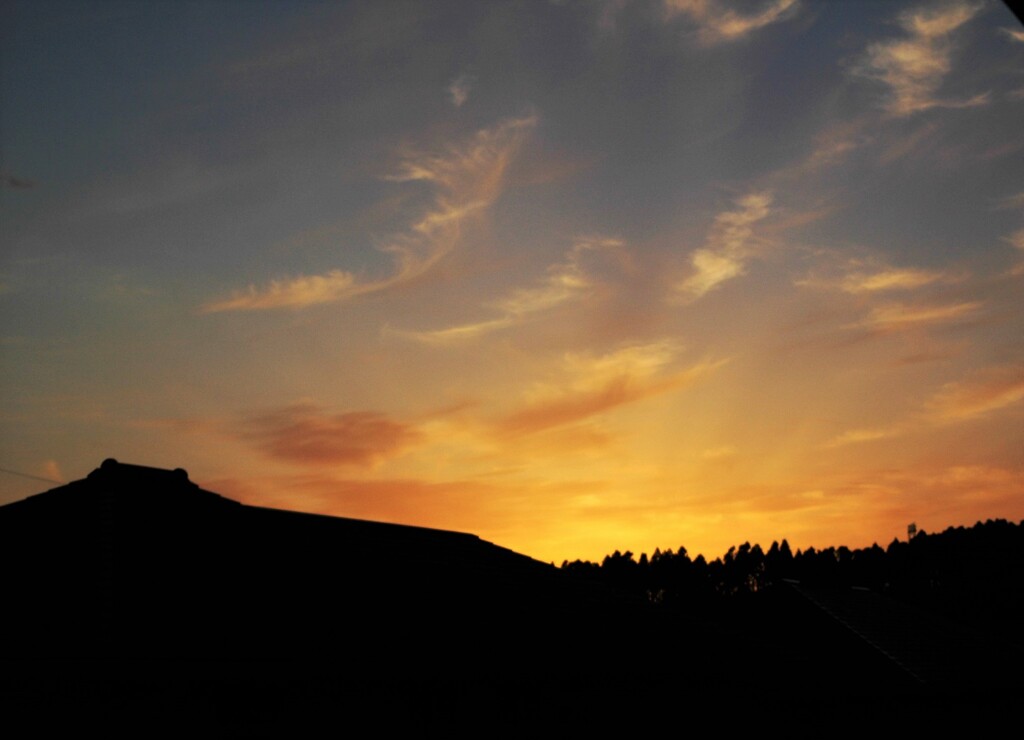 春の夕暮れ