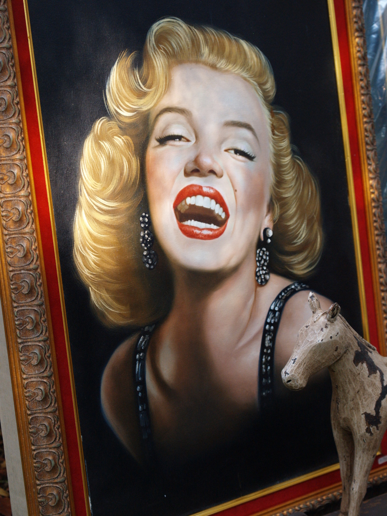 外苑骨董市にて