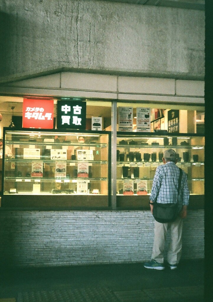 デミと街中散歩(フイルム)
