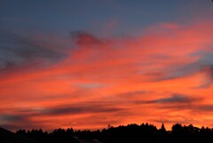 焼ける空