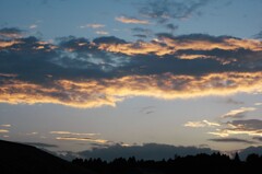 静かな夕暮れ時