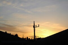 二月最初の夕暮れ