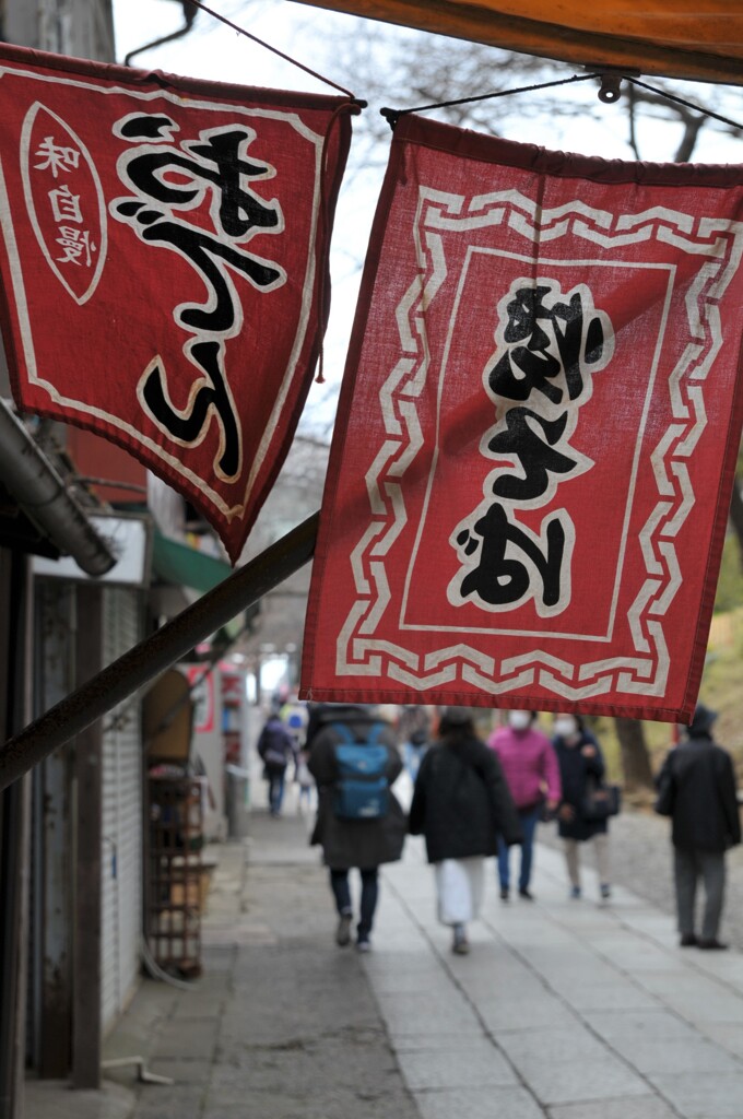 中山法華経寺参道