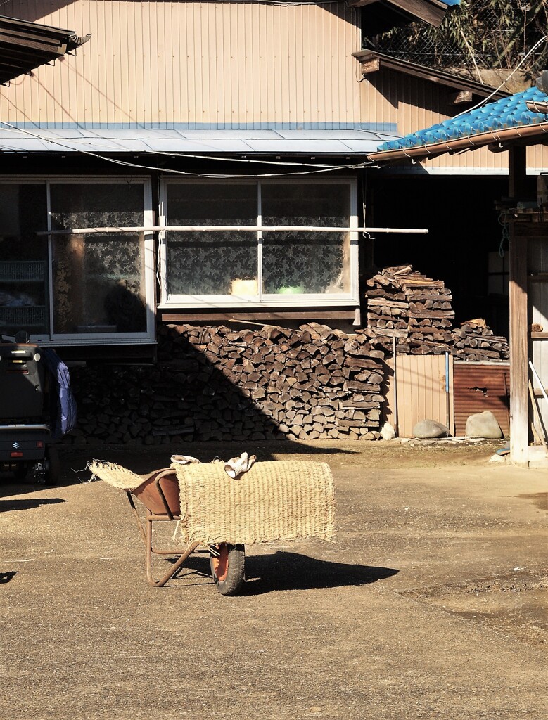 里山冬景色