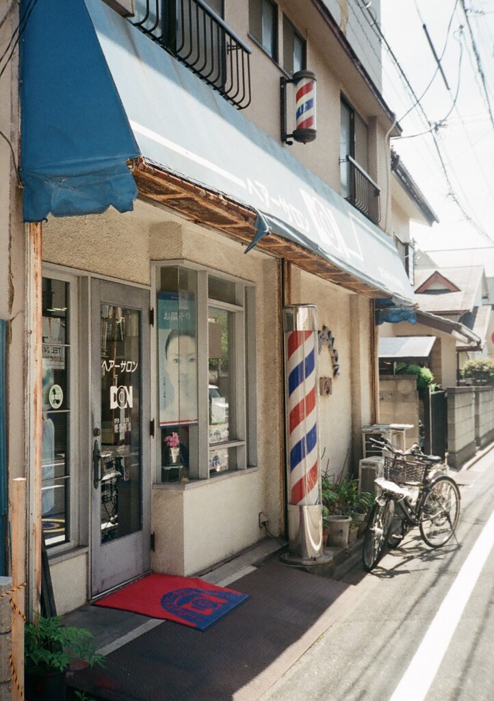 デミと街中散歩(フイルム)