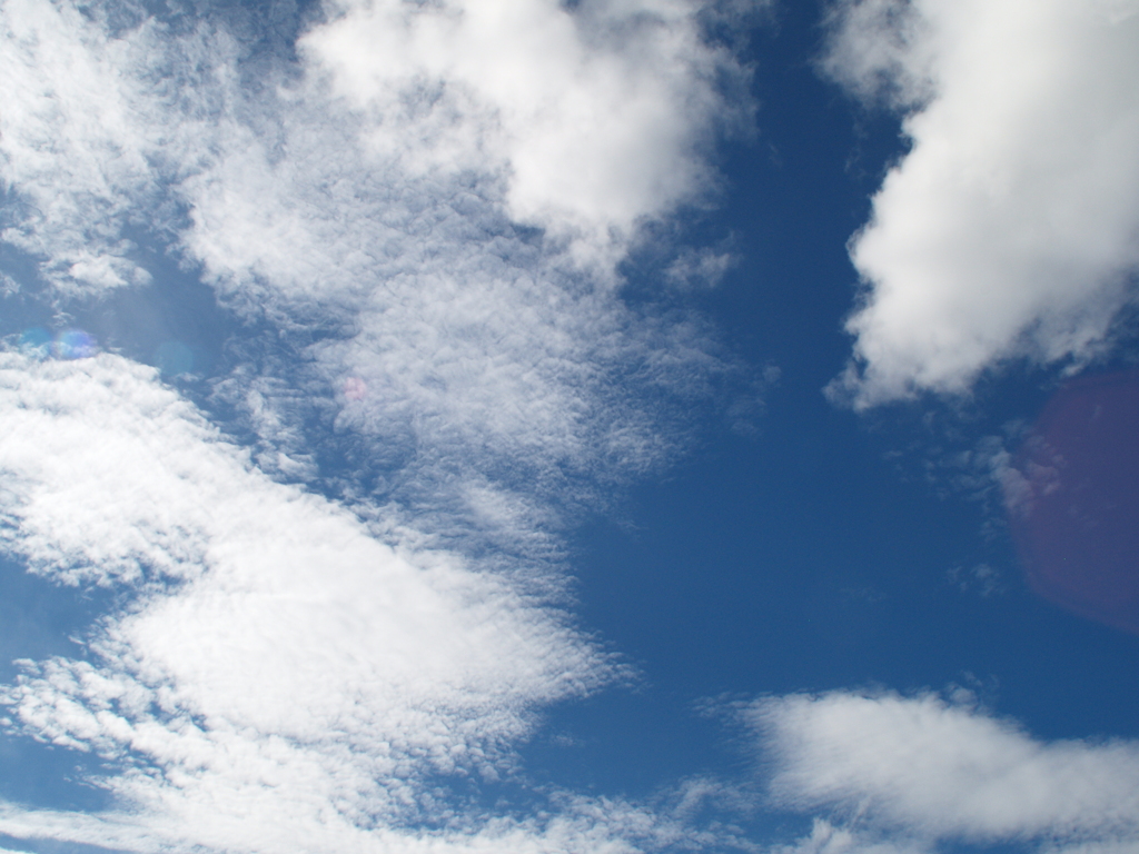 見上げた空は