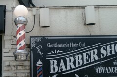 アメリカンな理髪店