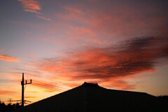 冬の夕暮れ