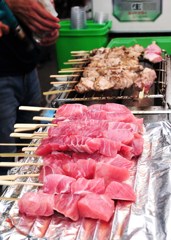 まぐろ串焼き