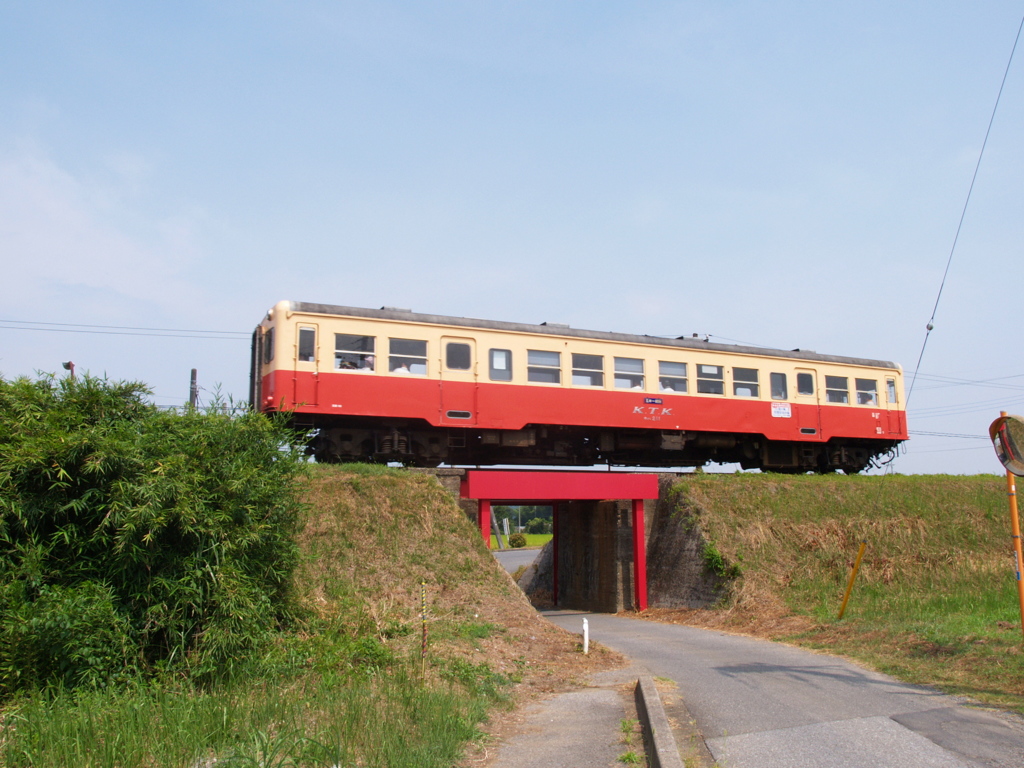 小湊夏日記　鉄橋　　