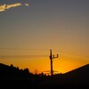 雨上がり 夕焼けに