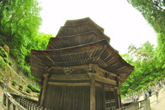 国宝八角三重塔　安楽寺②