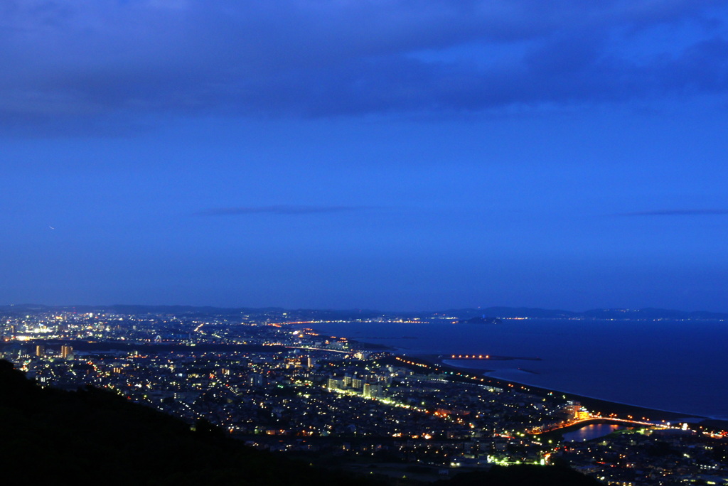 夜景　湘南平