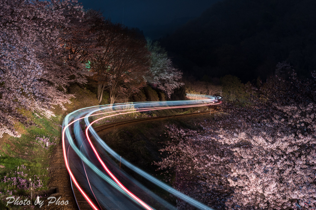 大間々の夜