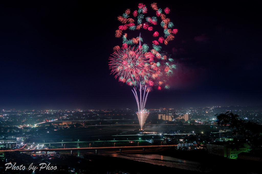 夜空を染めて