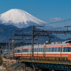 富士とロマンスカー