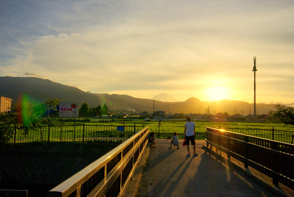 夕焼け散歩