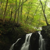 初秋の御堂新田滝