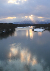 和賀川・冬
