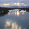 和賀川・冬