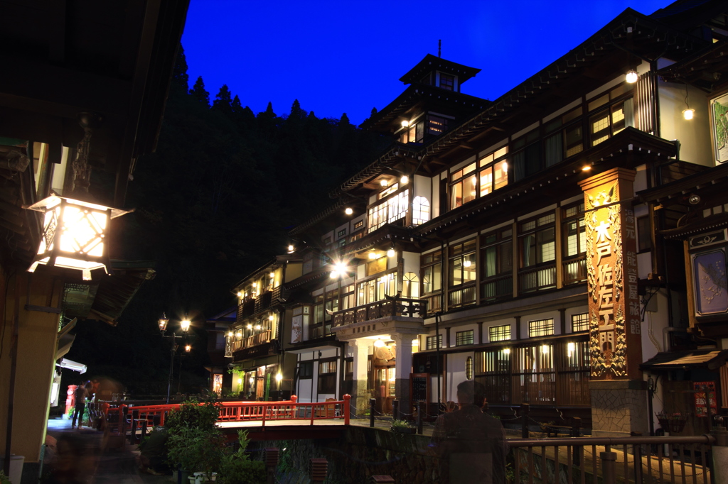 銀山温泉の夜