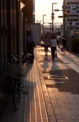 夕焼け色に染まる街角*2