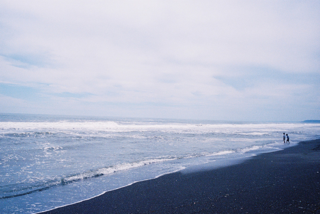海と少年