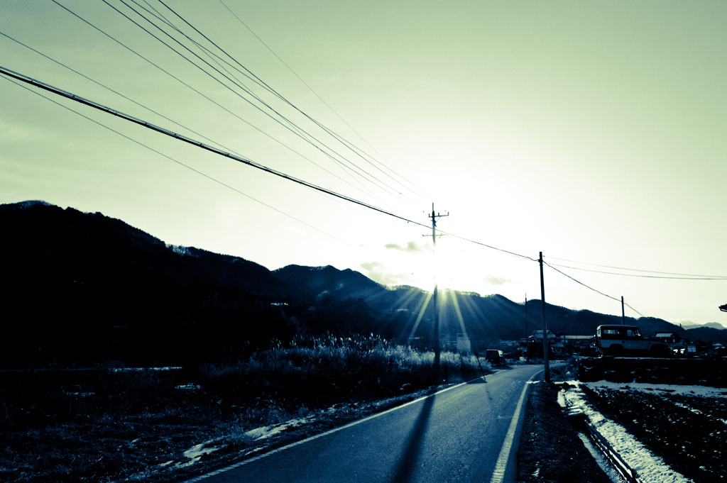 電柱モーニング