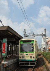 三ノ輪橋駅にて