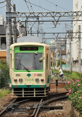 三ノ輪橋駅にて