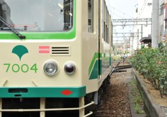 三ノ輪橋駅にて