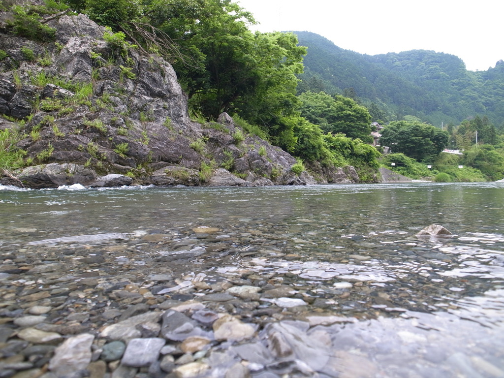 清流、多摩川