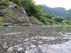 清流、多摩川