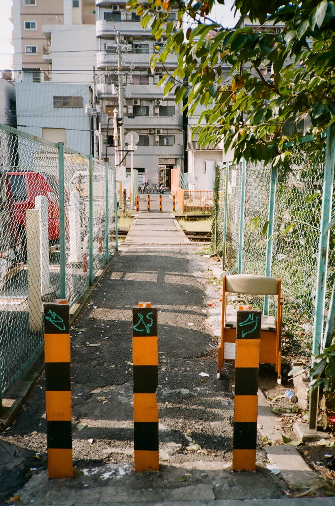 小さな踏切