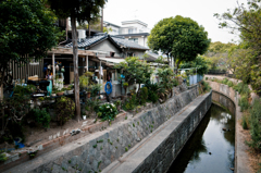 川沿いの家
