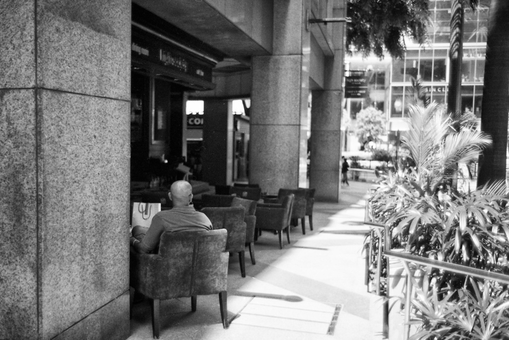 Landscape with man of Singapore #2
