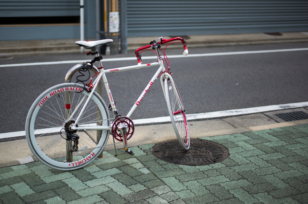 Red and white Road Racer