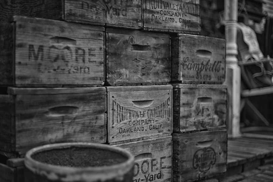 Wooden boxes