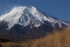 厳冬　富士