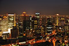 Night view of 西梅田