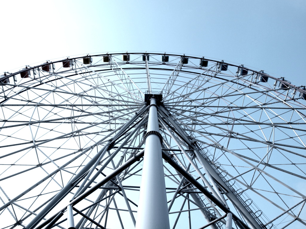 Ferris wheel. 