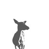 Deer's silhouette