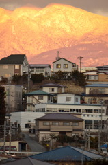 八ヶ岳と市街地　１