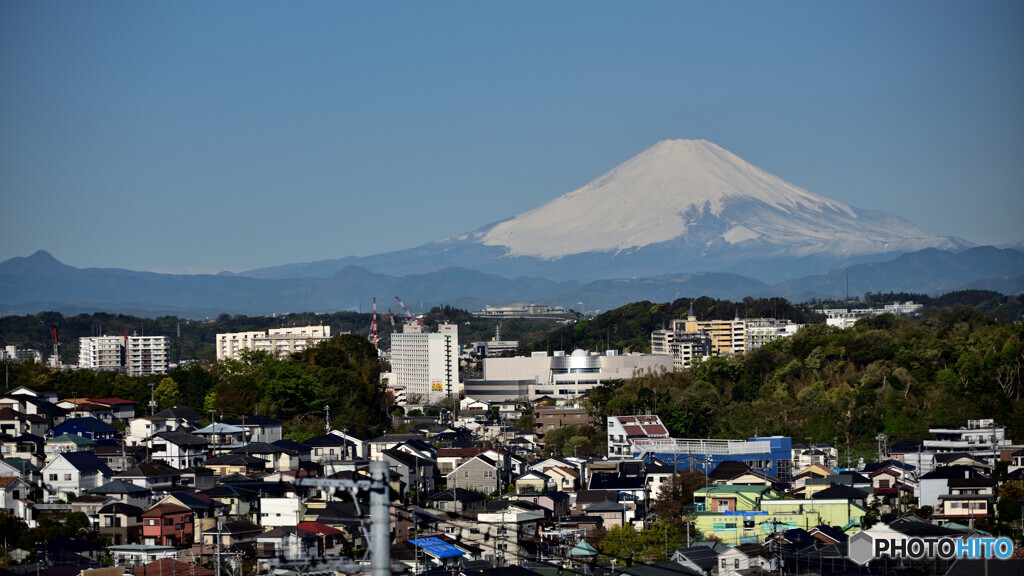 今朝の富士山