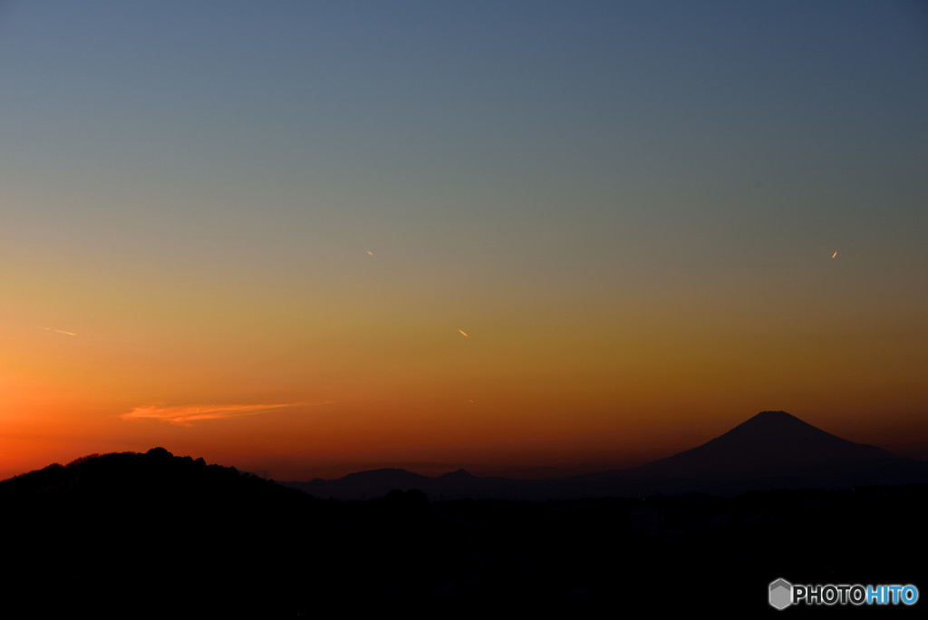 夕日を追いかけて
